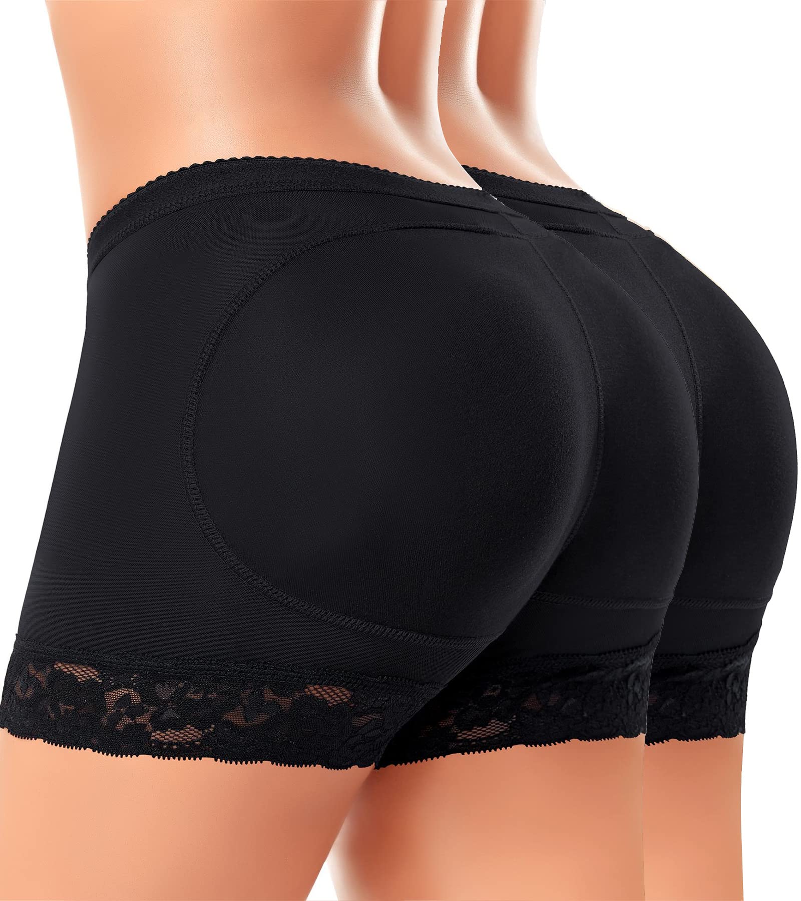 Low Rise Padded Underwear Brief - Booty Enhancer & Shaper Panty For A Lifted Look, Available In S, M, L