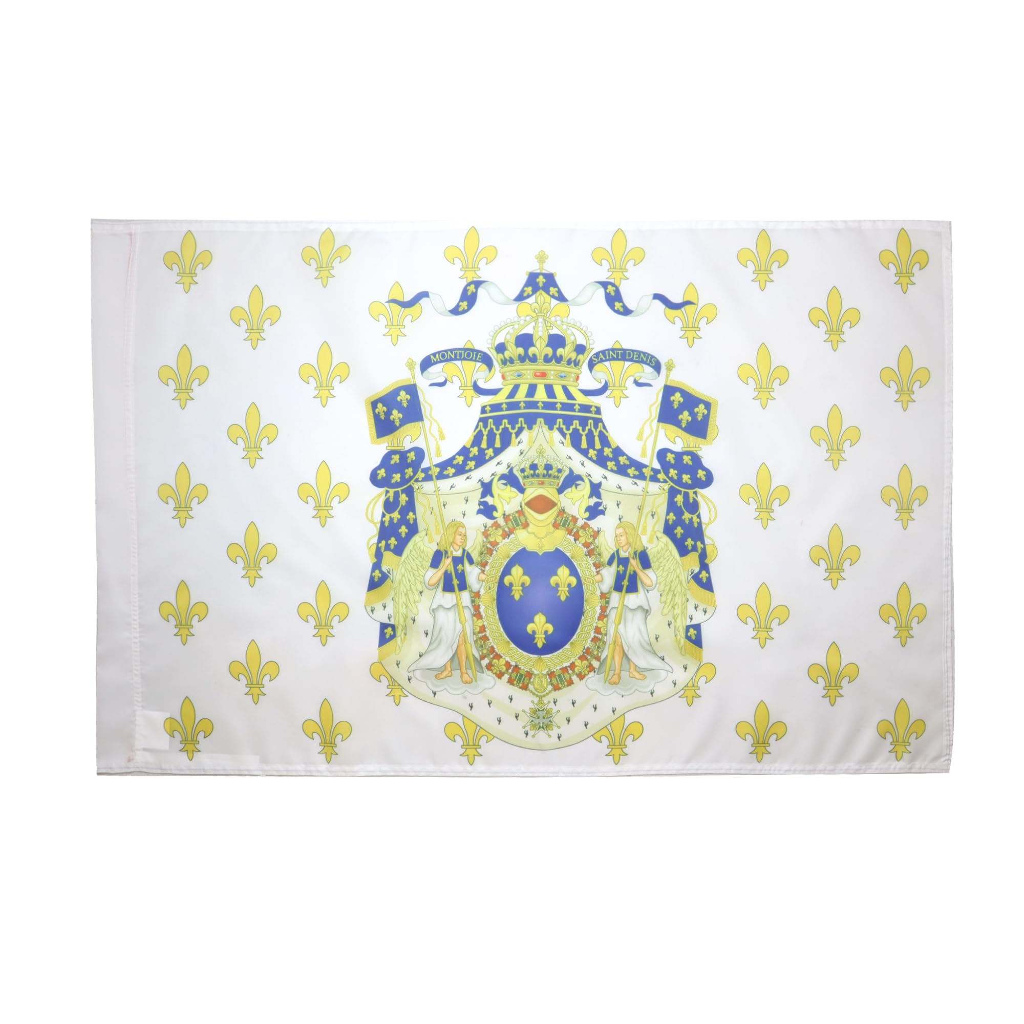 BANDIERA REGNO DI FRANCIA STEMMA 90x60cm - BANDIERA BLASONE REALE FRANCESE 60 x