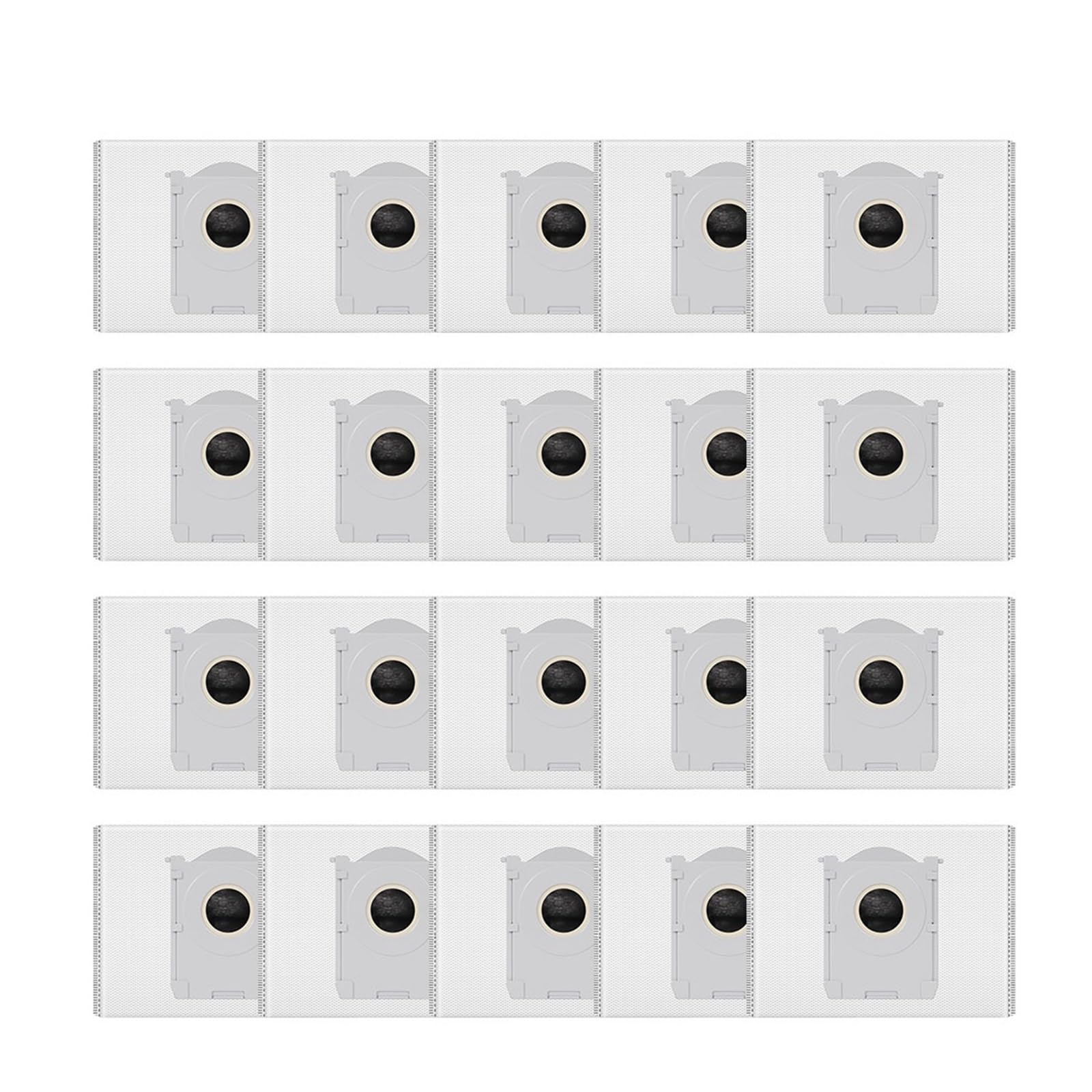 Mwmyquext 20Pcs Compatible For Ecovacs Deebot X8, X9pro, T50, T50pro, T50max Pro, T80, T80pro Omni Robot Vacuum