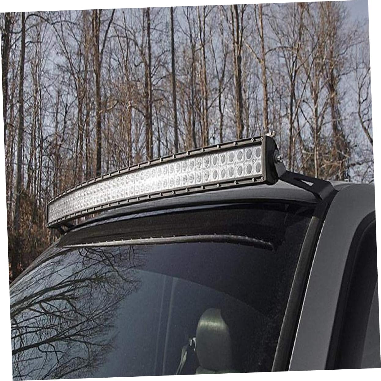 VOSAREA LED Light Bar Mounting Bracket for Car Roof 50-Inch Aluminum Roof Rack Light Holder Adjustable for-Road Use