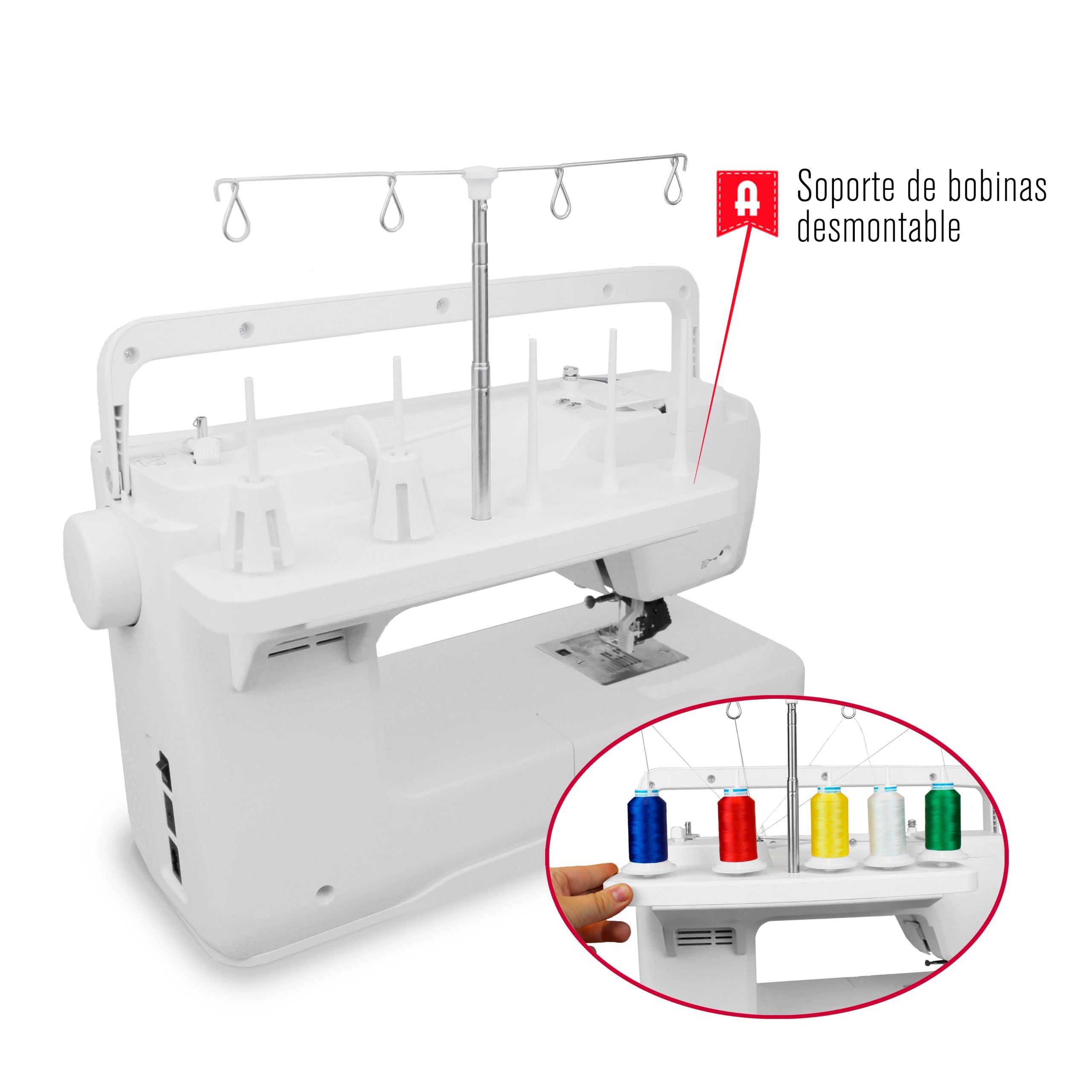 Máquina de Coser y Bordar Alfa Combo