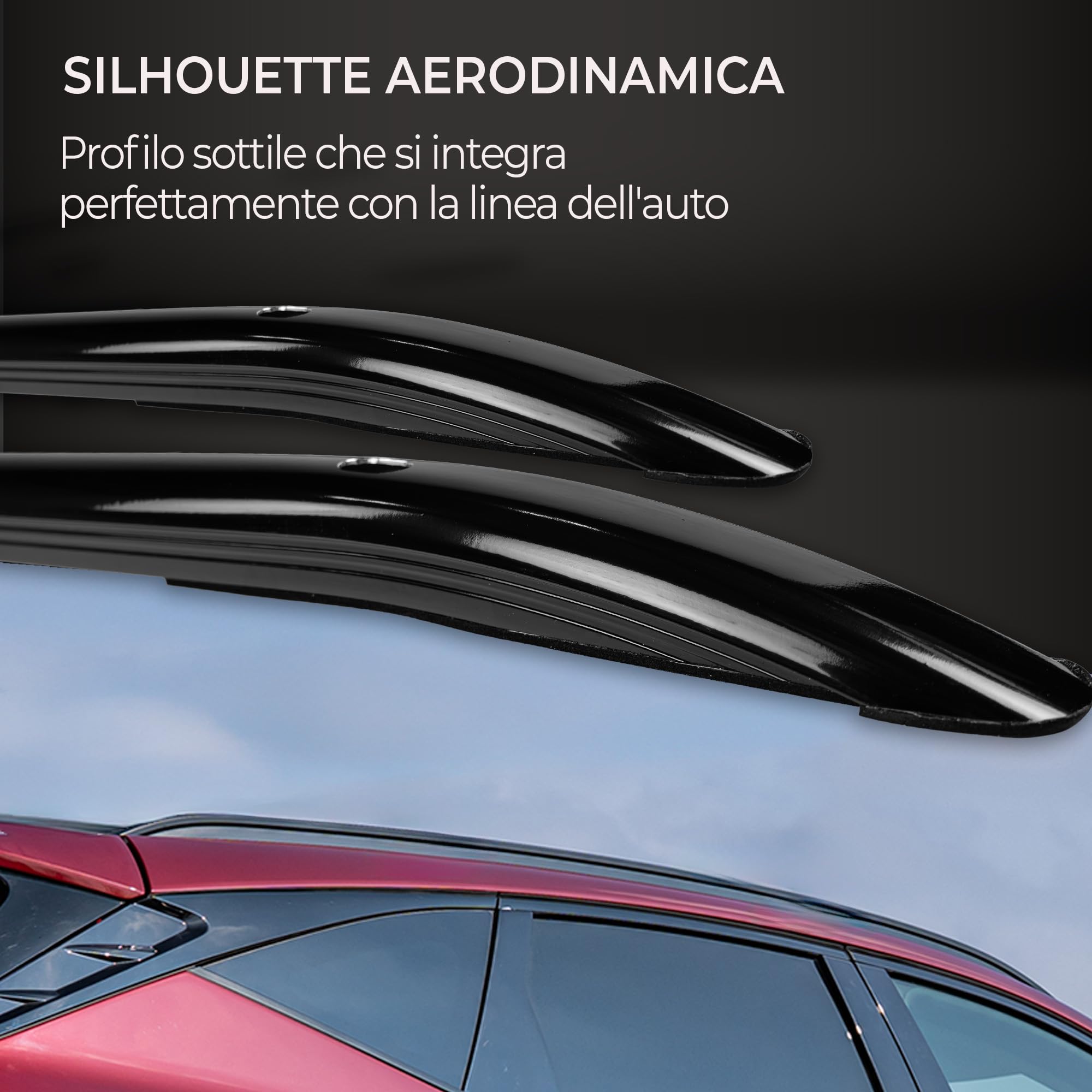 CHROMEMASTER | Barre Portatutto Integrate Compatibili con Fiat Doblò L1 Standard CORTO 2022+; Installa Sulle Barre Un Portapacchi, Box Da Tetto O Cestello Da Tetto | Installazione Semplice e Veloce