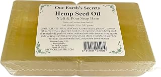 Hemp Seed - 2 Lbs Melt and Pour Soap Base - Our Earth's Secrets