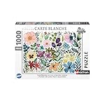 Nathan - Puzzle 1000 pieces - The herbarium of beautiful watercolor flowers - Jennifer Lef`evre - Adults and children from 14 years old - High-quality puzzle - Collection Carte Blanche - 87360