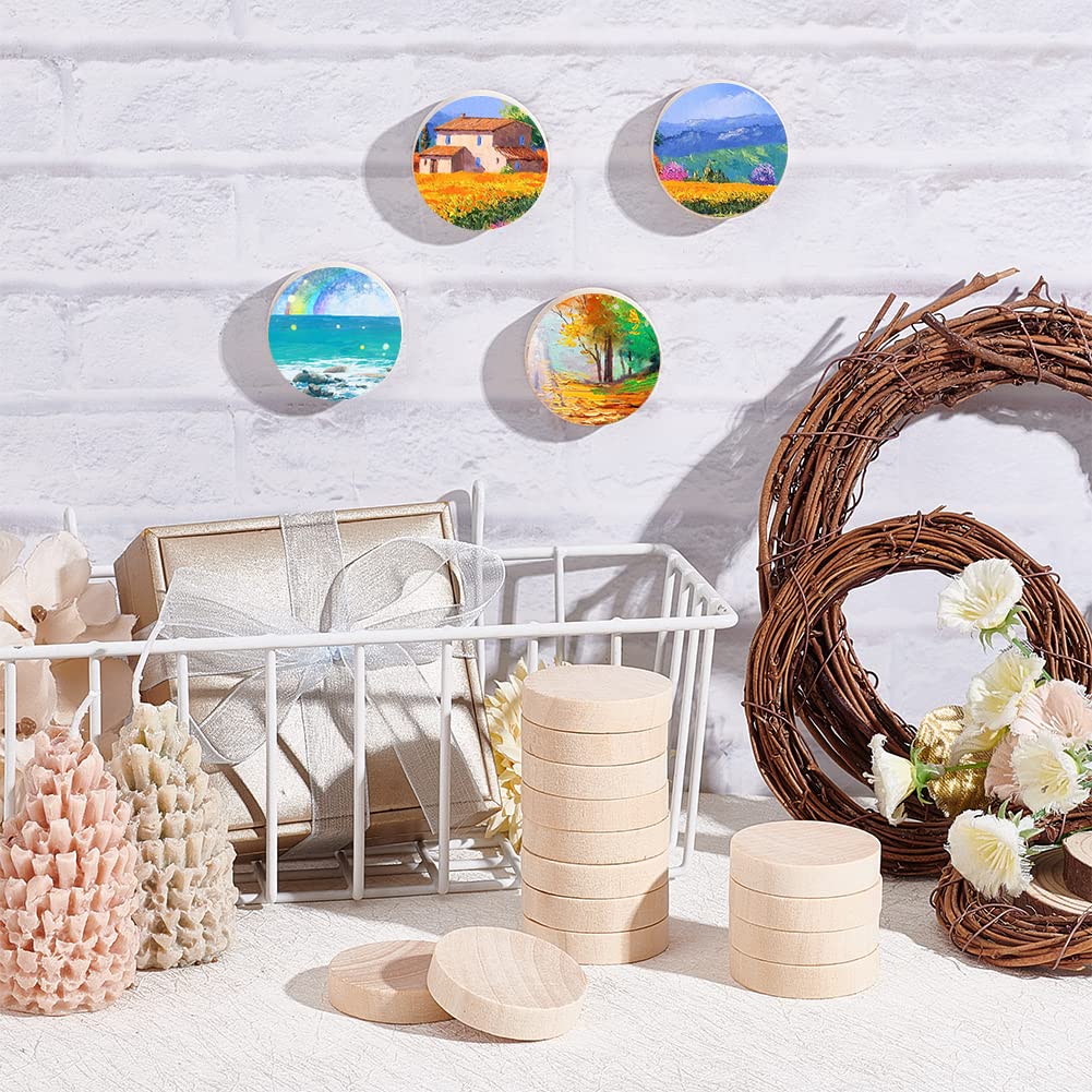 OLYCRAFT 80 stuks houten vleugelplakjes houten uitsparingen, houten vleugels, holle houten versieringen, houten versieringen, uitsnijdingen, onafgewerkte houten uitsparingen voor kunsthandwerk