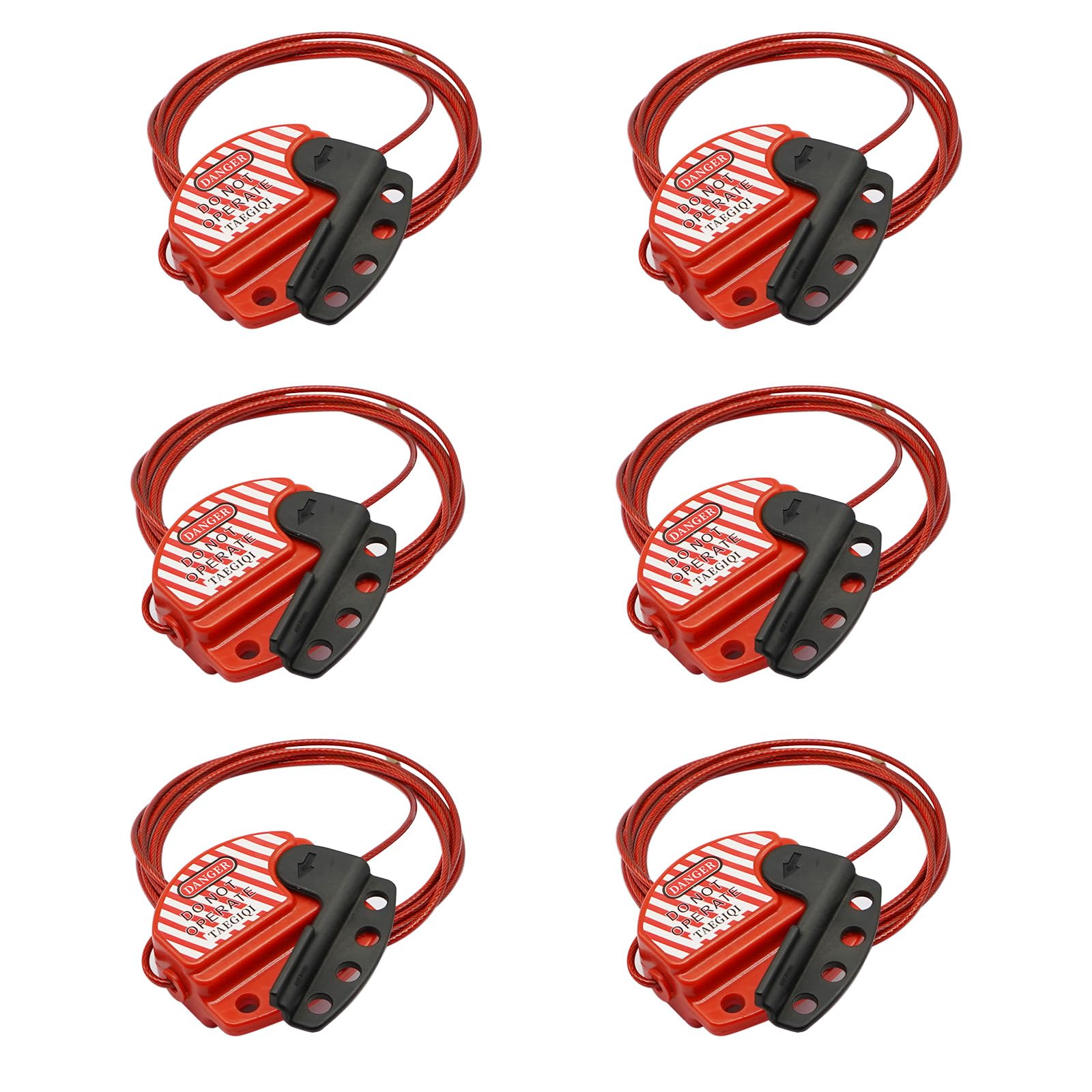 Lockout Tagout Cable Lock - 7.9ft Adjustable -1 Lockout Tagout Cable Lock - 7.9ft Adjustable -1