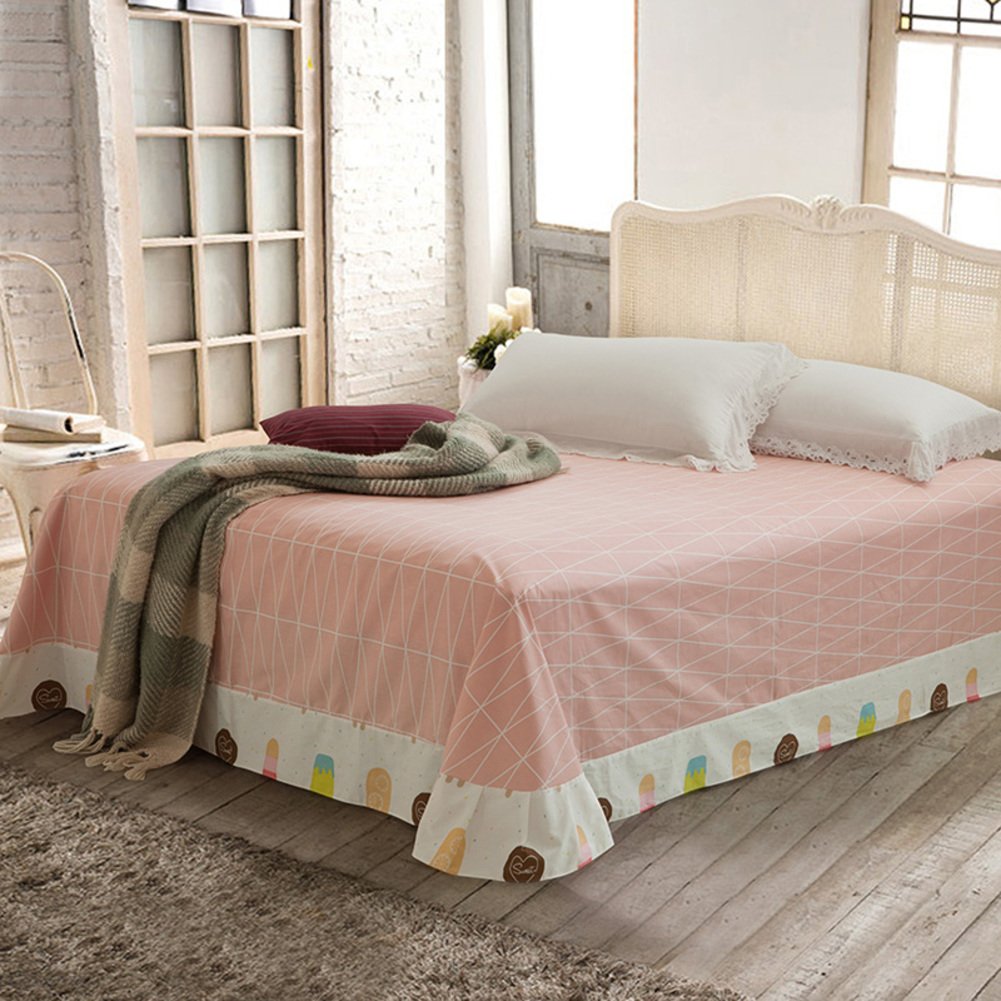 Draps en coton épais 245x270cm pour en finir avec le linge de lit fin qui glisse