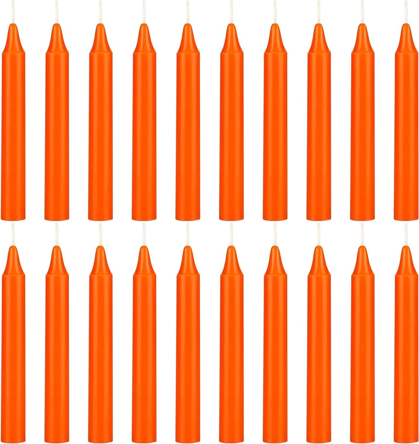 True Decor 5" Orange Pack of 20 Chime/Spell/Mombati Candles || Orange Candles for Intellect Networking and Energy || Burn Time 4 Hrs (B0BYXMSW8D) Amazon Price History, Amazon Price Tracker