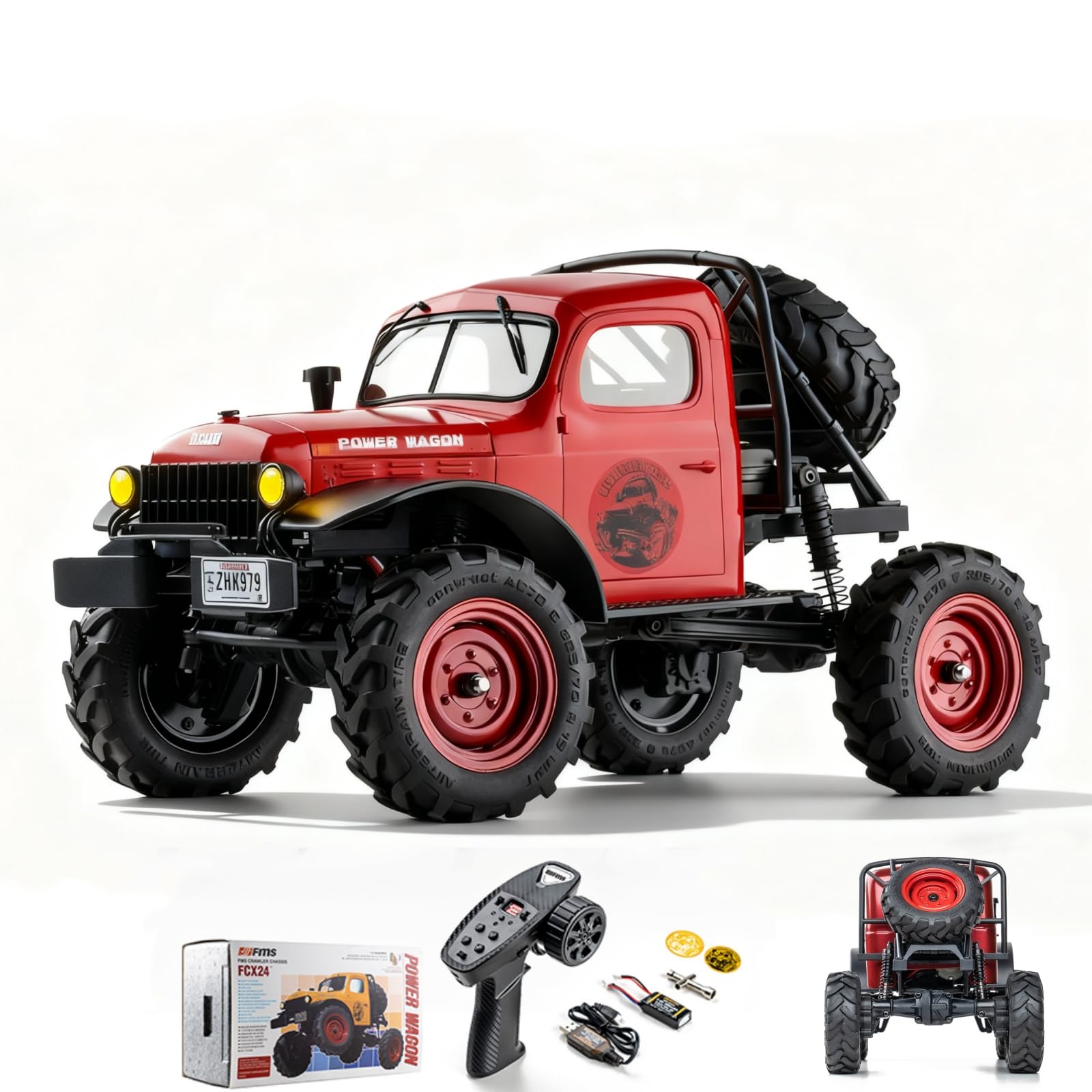 Amazon | BEEZR FMS RCクローラー 1/24スケール FCX24 パワーワゴン