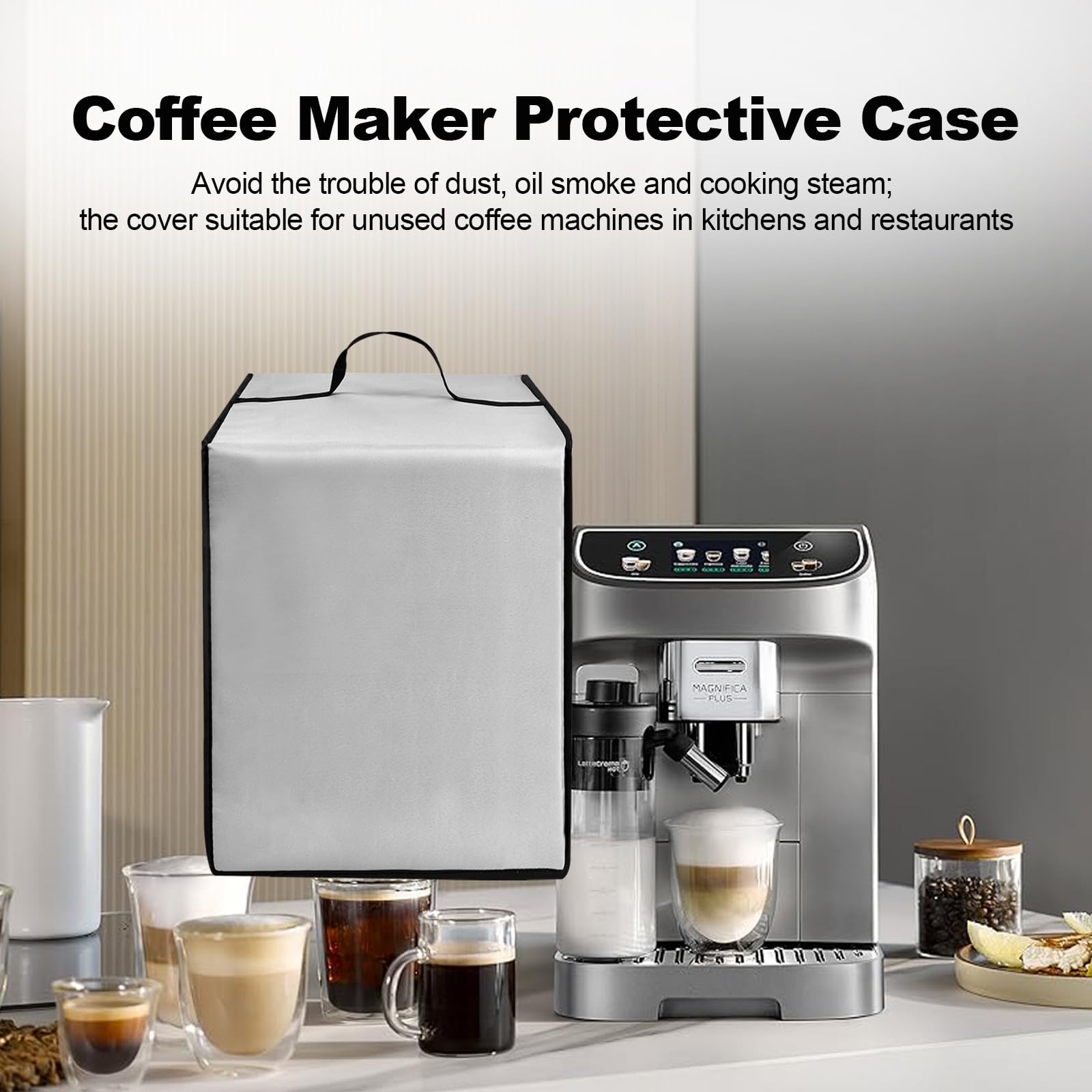 Amazon.co.jp: エスプレッソマシンダストカバー De'Longhi Magnifica