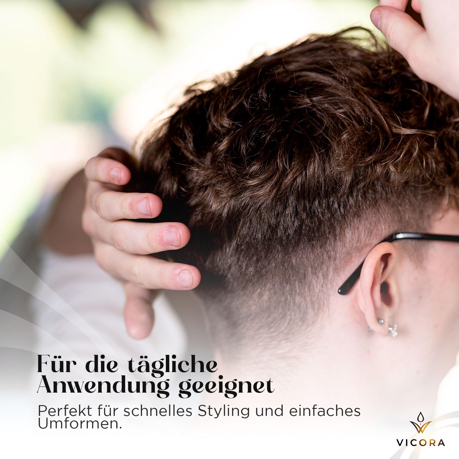 Vicora® Velórix Water Wax Haarwachs für Männer, 180 ml, 3er-Set | Wasserbasiert mit starkem Halt 5 & natürlichem Finish; feuchtigkeitsspendendes Styling Wax, silikonfrei & leicht auswaschbar.