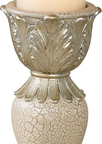 Miniatura 4 de Juego de 2 portavelas Aurelleigh Classic Ivory (2 unidades)