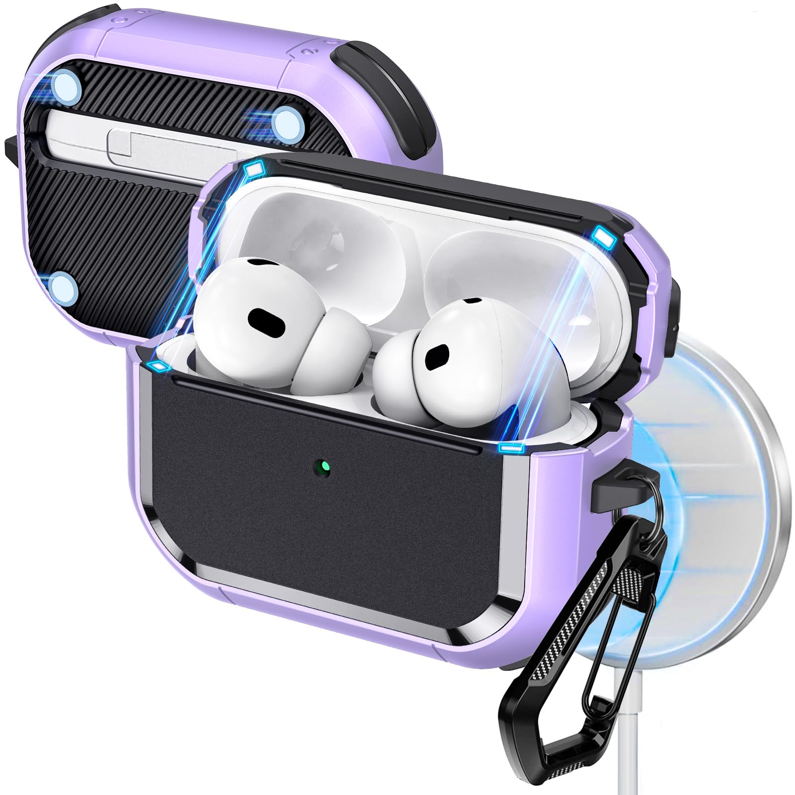 Amazon | HEIGKOIK AirPods Pro2 ケース MagSafe対応(USB-C/Lightning