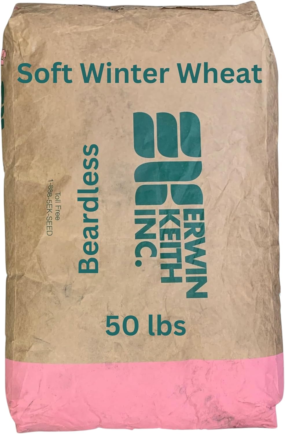 Product image of Beardless Soft Winter Wheat Field Seed – Premium 50lb Bag for High-Yield Crops, Cover Crops, & Livestock Forage