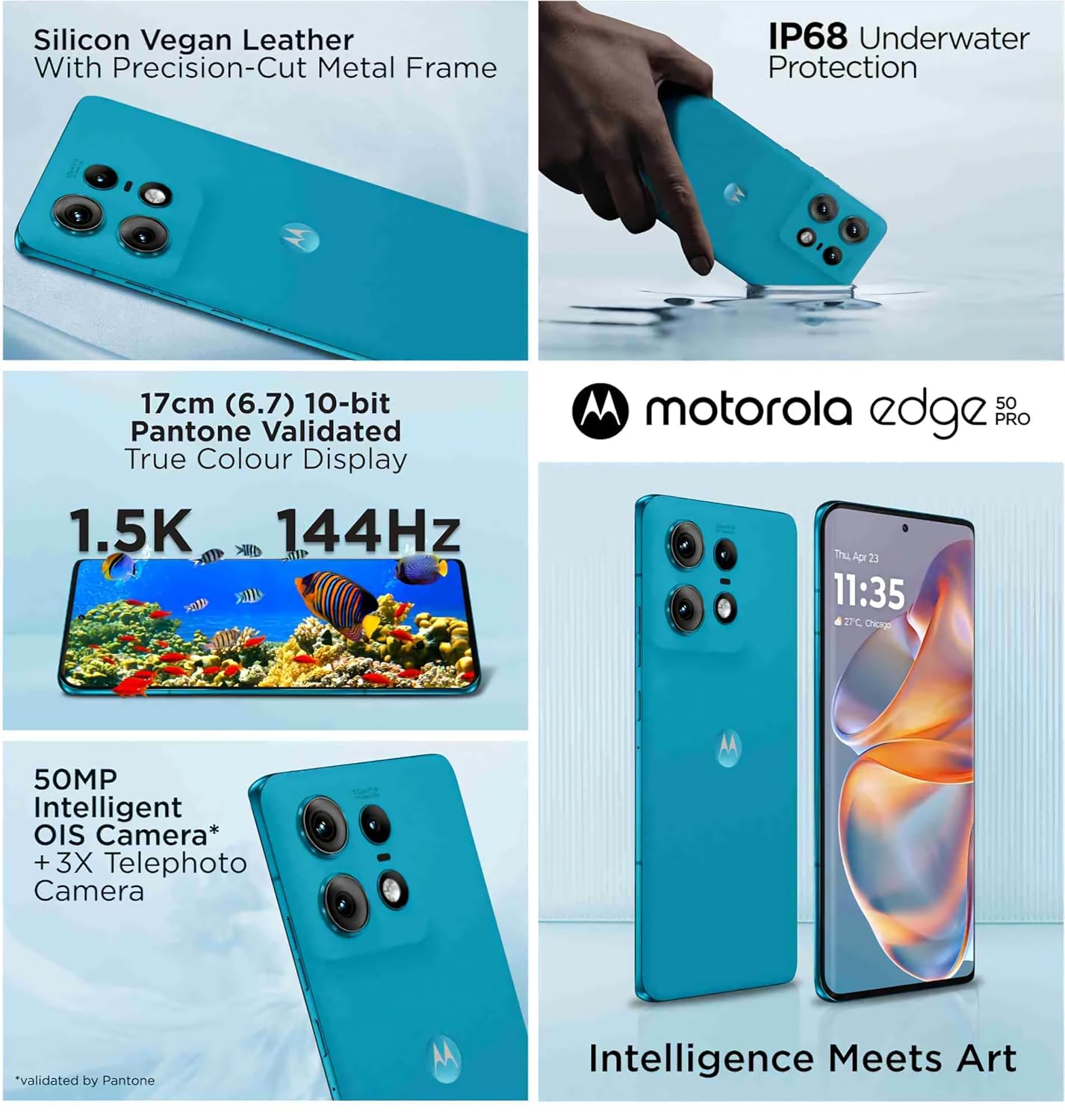Amazon.com: Motorola Edge 50 Pro 5G (International Version