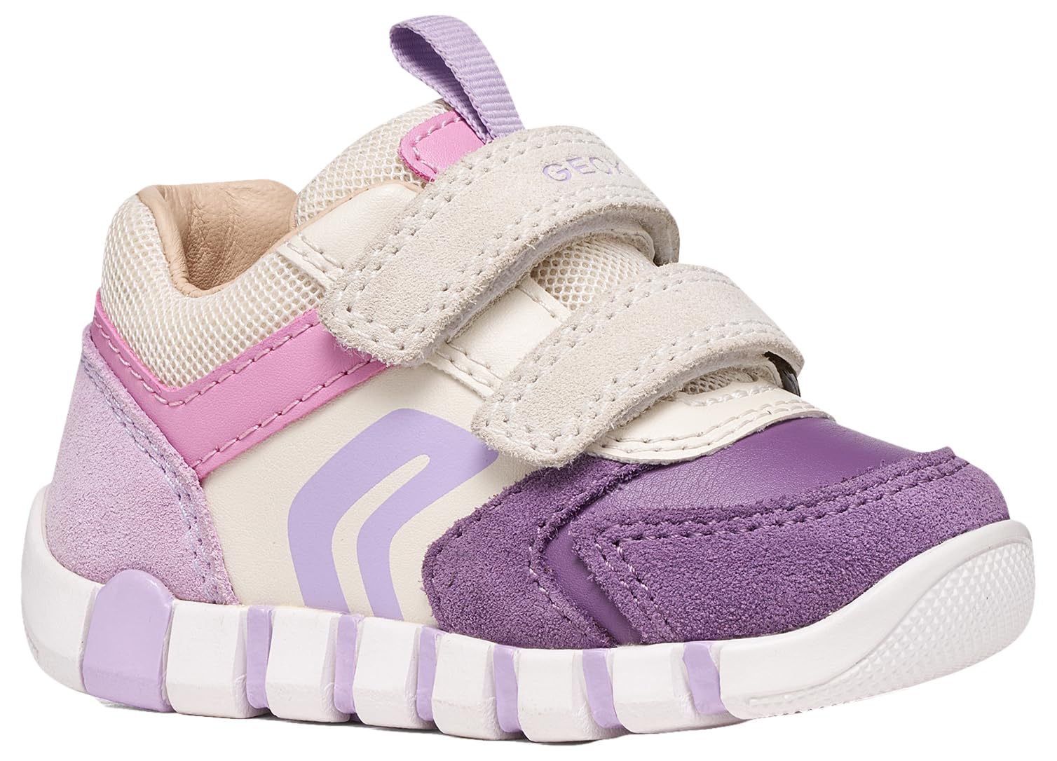 Geox Baby Girl B IUPIDOO Girl C First Steps LT Ivory/Prune 26_EU