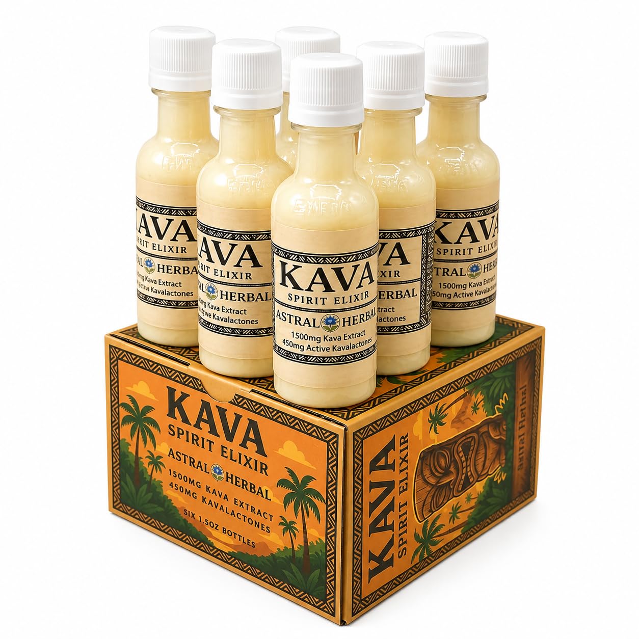 Kava Spirit Elixir - Six 50mL Herbal Beverages — Amazon image 4