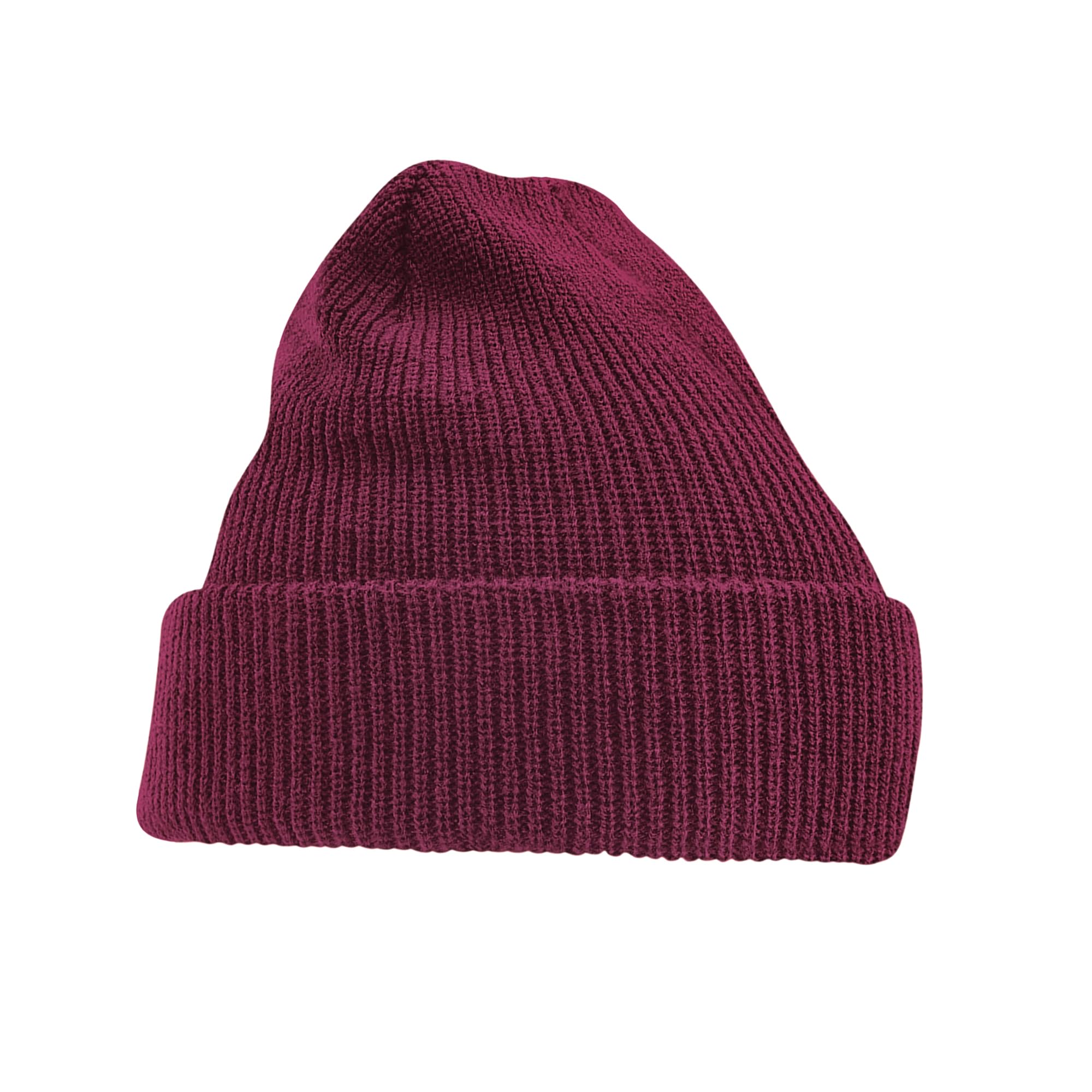 Beechfield Unisex Adult Heritage Beanie (One Size) (Burgundy)