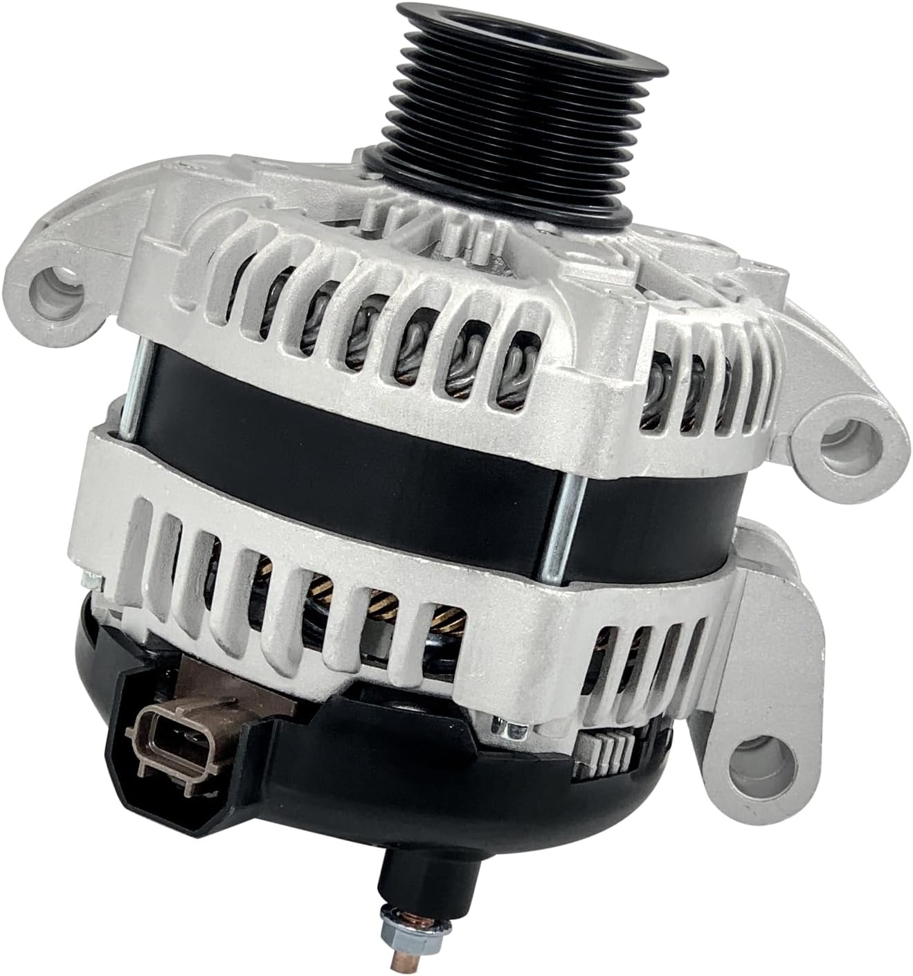 alternator compatible with 2008 2009 2010 ford f250 f450 f350 f550 super duty v8 6.4l 12v 200a replace# 90-29-5695, 11290, 210-0633, 210-0646, 94764, a-80391, 7c3t-10300-ee, 7c3z-10346-ea
