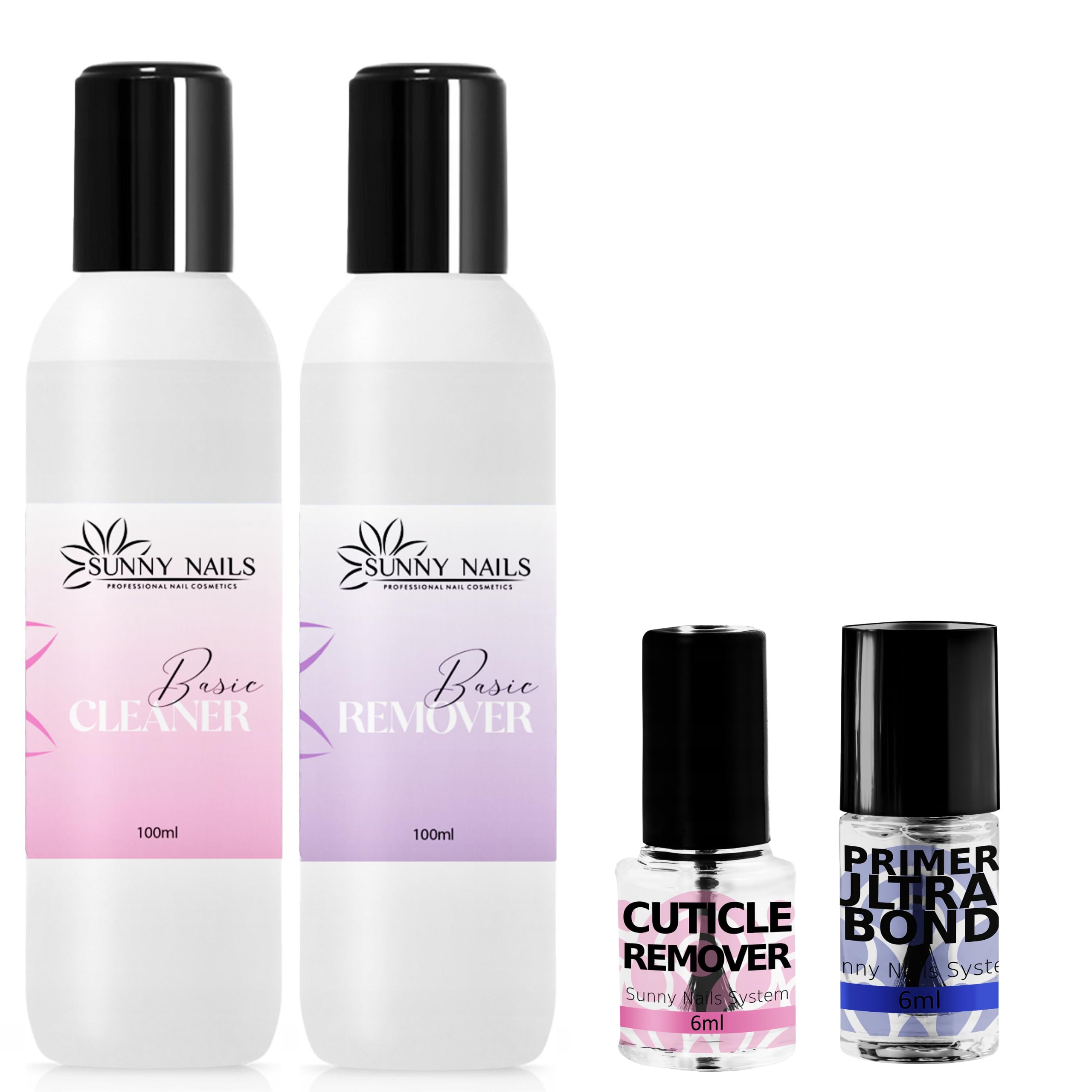 Hybrid Nagelset mit Lampe 180W & Nagelfräser – Claresa Starter Set für Gelnägel & Shellac, UV LED Nagellampe, 3 Farben, Base Top Coat, Maniküre Pediküre Set Komplett
