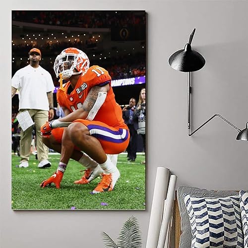 Miniatura 5 de EyewEb Isaiah Simmons American Sports Poster Decorative Painting Canvas Wall Art Living Rooms Bedroom Painting 16x24inch(40x60cm)
