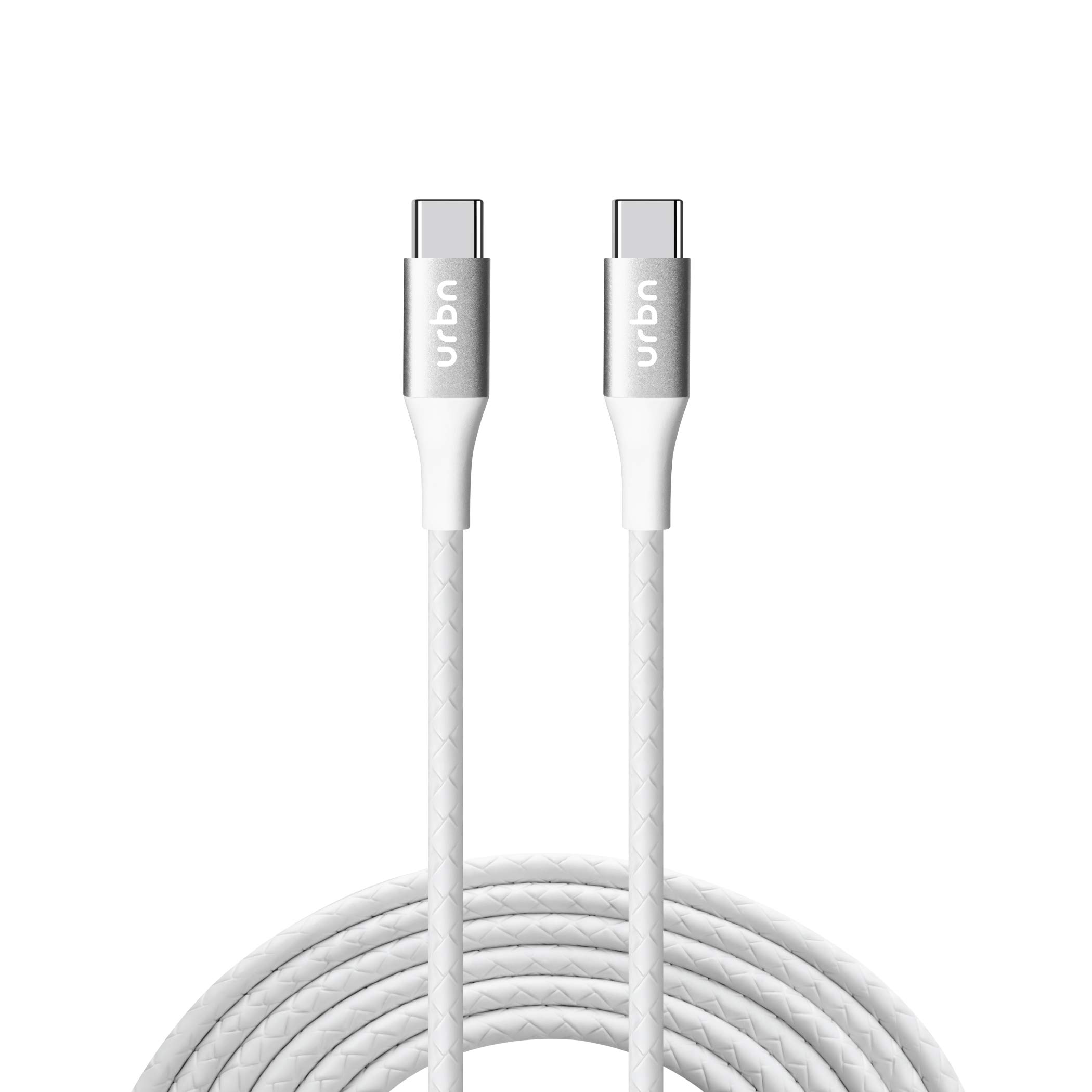 URBN Type-C to Type-C 3 Amp Fast Charging Data and Sync Cable Extra Tough Power Delivery 18W Compatible (4 Feet) 1.2M - White (B083PDWY36) Amazon Price History, Amazon Price Tracker