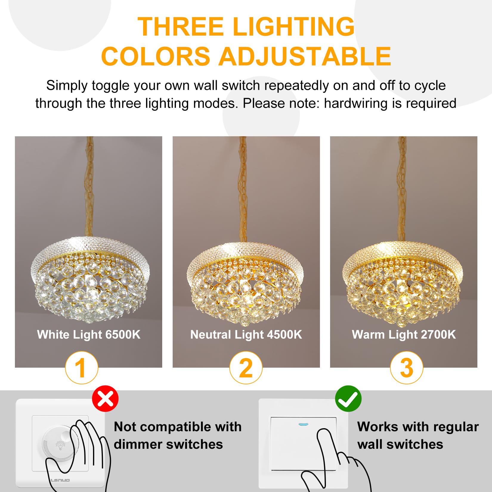 Lámpara de Araña de Cristal Moderna Dorada: Lámpara de Techo Redonda para Salón, Dormitorio, Comedor y Restaurante, Iluminación Interior de Cristal, Incluir E14 x 9, Ø 62 cm