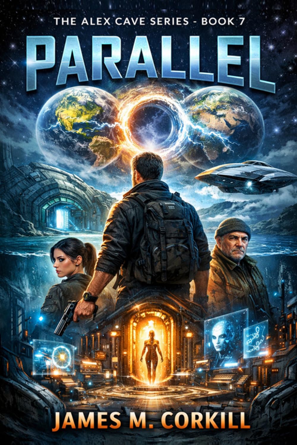 Parallel. The Alex Cave Series book 6.: Does a sentient android have a soul?