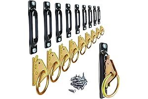 E-Track Single Slot Tie-Down & O-Ring Set: 10-Pack Security for Cargo