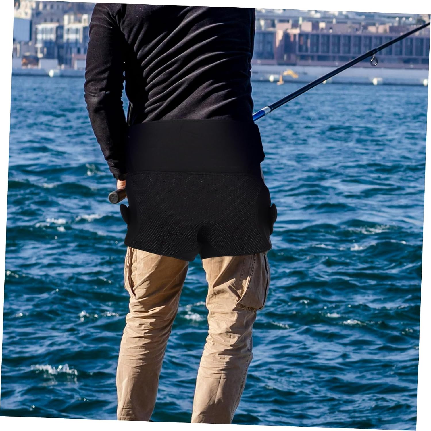 VICASKY Fishing Hip Pad Cushion - Outdoor Seat Protector for Kayak Boat and Beach Lightweight and Puncture Resistant Fishing Accessory