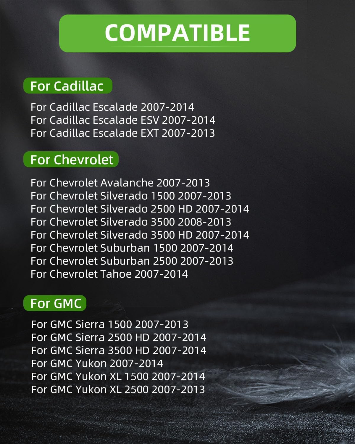 SCITOO Coolant Reservoir Bottle 603-054 Coolant Overflow Tank Fits For Cadillac,For Chevrolet,For GMC