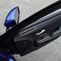 Vista 4 de Voodonala Aire acondicionado para puerta, salida de ventilación de ventilación para puerta, embellecedor para Dodge Charger 2011-2024+, accesorios