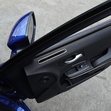 Voodonala Door Air Conditioner Vent Door Vent Ventilation Outlet Garnish Trim for 2011-2026 Dodge Charger Interior Accessories, ABS 2pcs Carbon Fiber