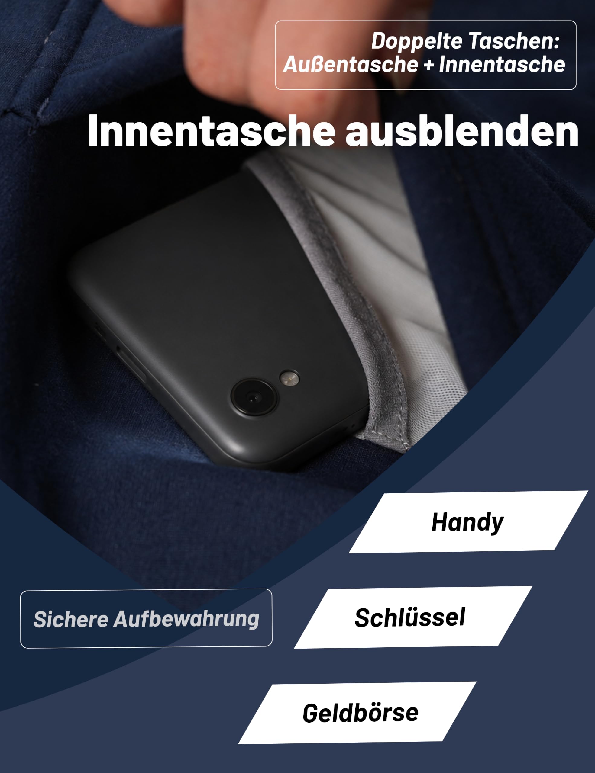 MAGCOMSEN Hoodie Herren Fleecepullover Warm Kapuzenpullover Männer Pullover | Baumwolle Fleece Hoodie,Winter Warm Pullover,Langarm Sweatshirt Herren,Gefüttert Hoody,Fleecepullover mit Bauchtasche