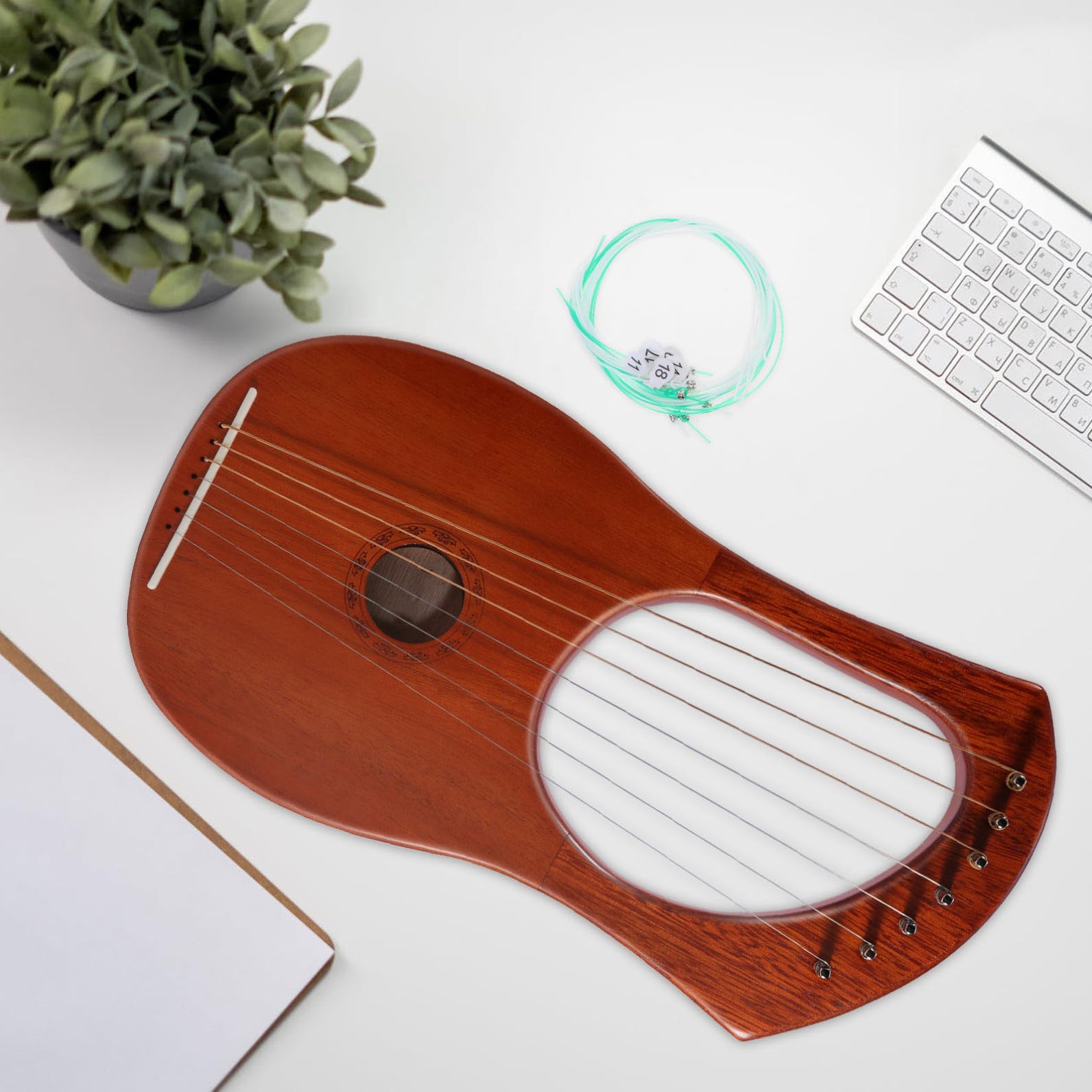 ibasenice 5juegos Cuerdas De Lyra De Nylon Marcadores Numéricos Accesorios De Reemplazo Para Instrumentos Musicales Cuerdas Resistentes y Duraderas