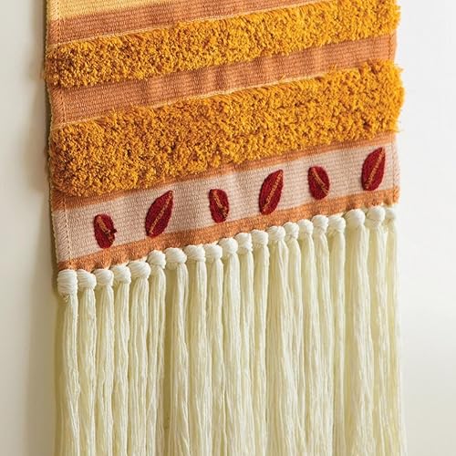 Miniatura 5 de Kaplan - Tapiz tejido de otoño de aprendizaje temprano, decoración para colgar en la pared del aula inspirada en la naturaleza