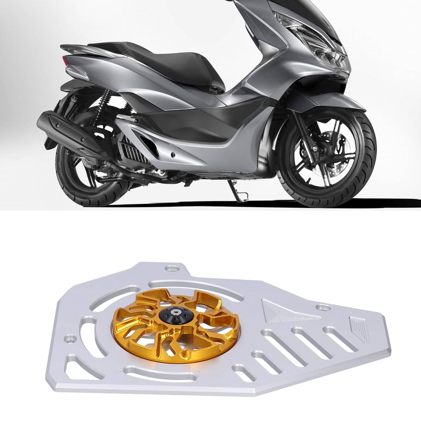 La copertura del radiatore del motociclo ruota la protezione della griglia della ventola per Nmax PCX SH125 Lead125 Click125 in acciaio inossidabile
