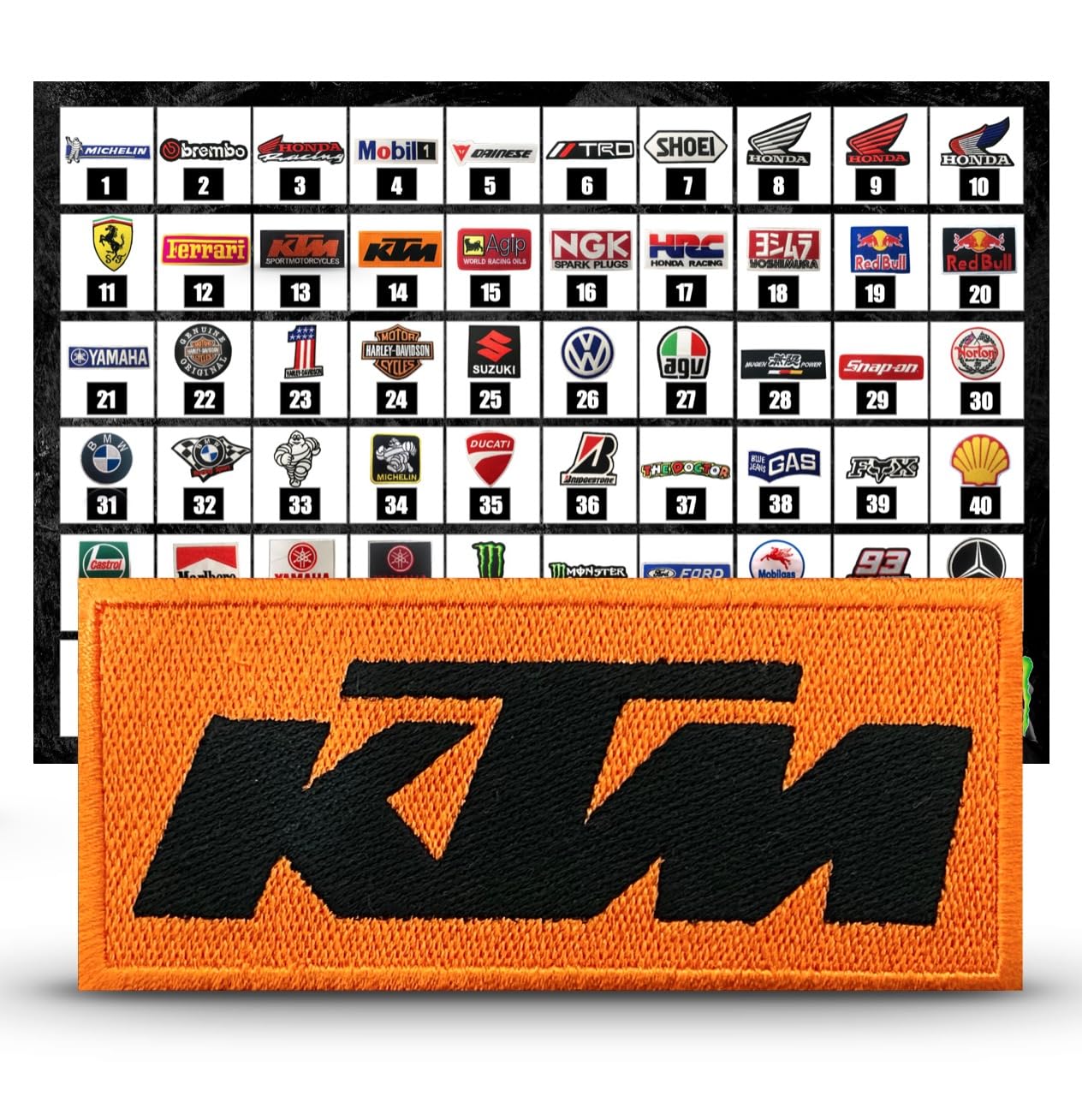 ktm ハンドメイドアクセサリー（両面図柄）｜ピアス