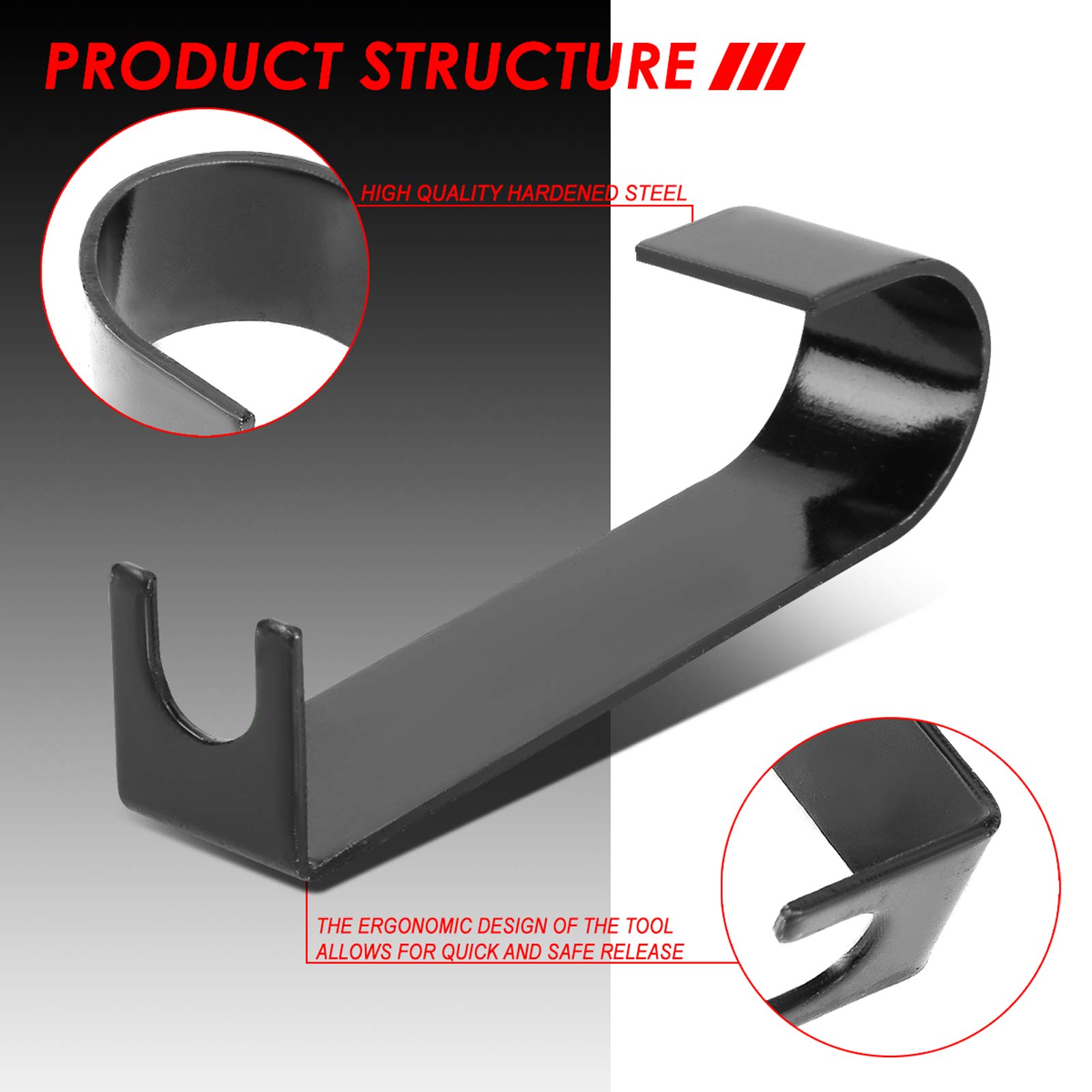 Auto Dynasty Hardened Steel Glow Plug Harness Puller Removing Release Tool Kit For Ford Powerstroke 6.0 Turbo Diesel Engines 04-10