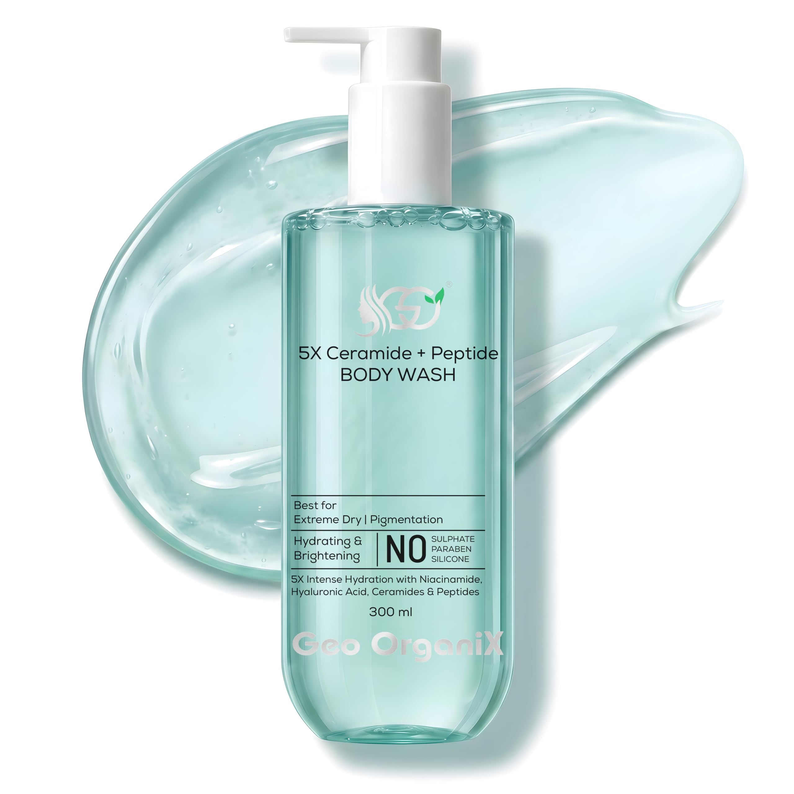 5X Ceramide + Peptide Hydrating Body Wash for Dry & Sensitive Skin | Niacinamide & Hyaluronic Acid Body Cleanser | Skin Barrier Repair, Moisturizing & Brightening | Paraben Free-picture-30