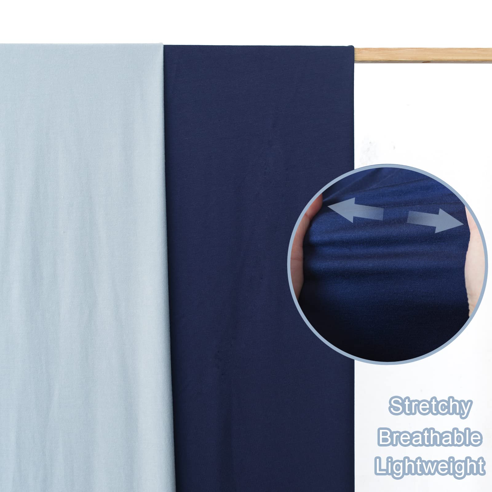 Fotorequisiten für Neugeborene, Baby-Foto-Requisiten, Wickeldecke für Babys, Jungen, Mädchen, Marineblau und Babyblau