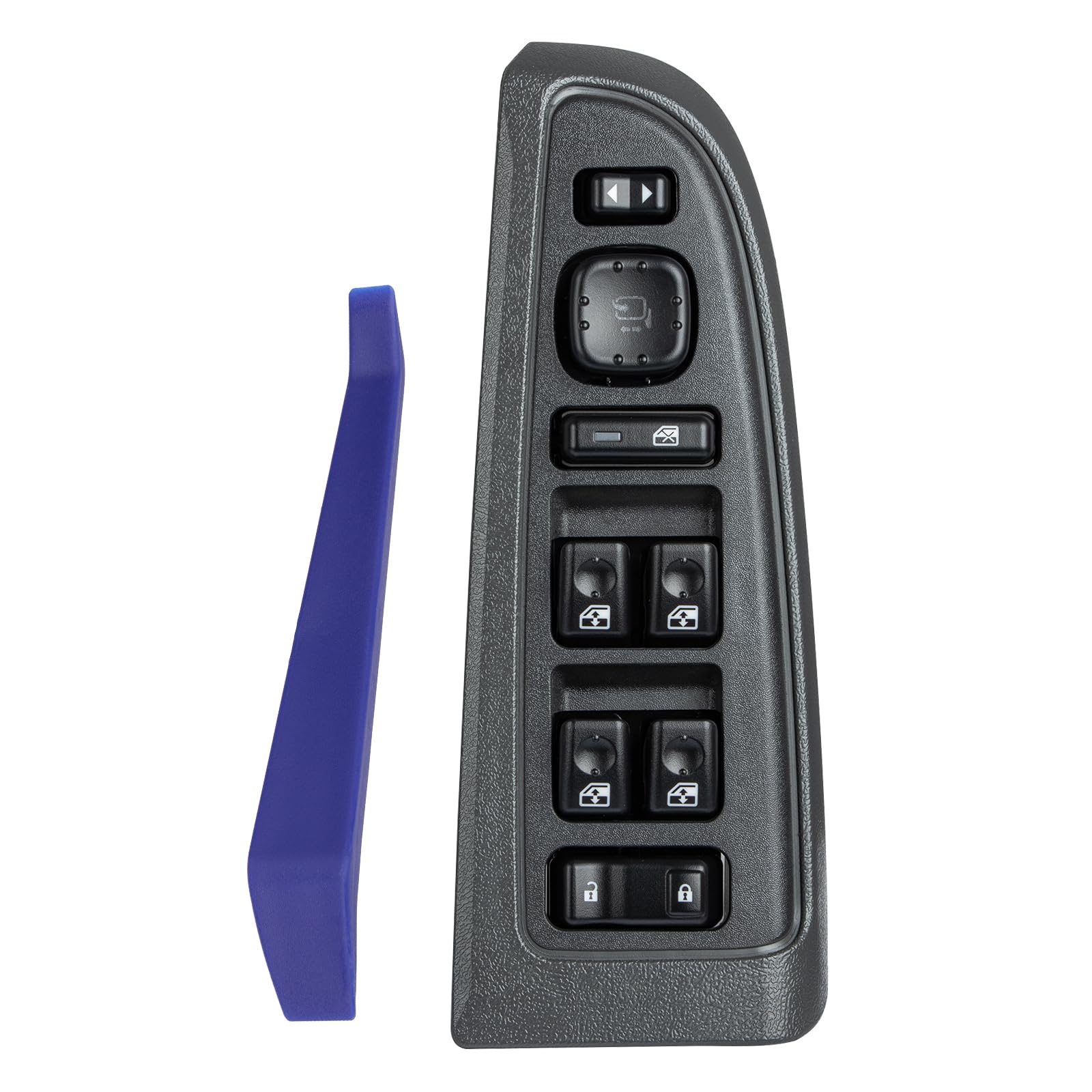 Photo 1 of ?AiYiGu Master Power Window Switch Control Button & Bezel with Folding Mirror Fit for 2003-2006 Chevrolet Chevy Silverado Avalanche Suburban Tahoe, GMC Sierra Yukon, Escalade, Replaces 15883319