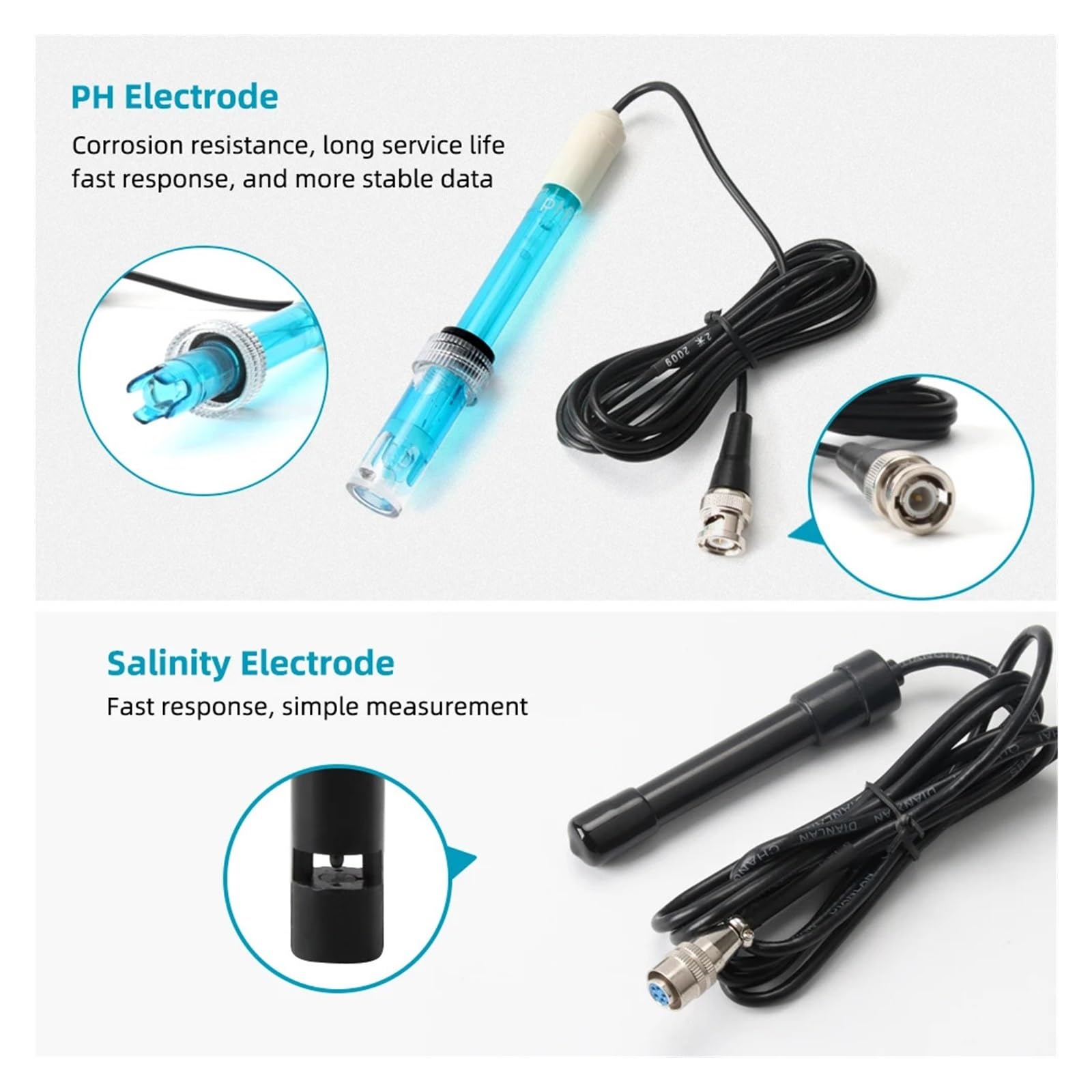 3In1 PH Salzgehalt TEMP Wasser Qualität Tester Monitor Digitale PH-Controller Meter For Pools, Trinkwasser, Aquarien