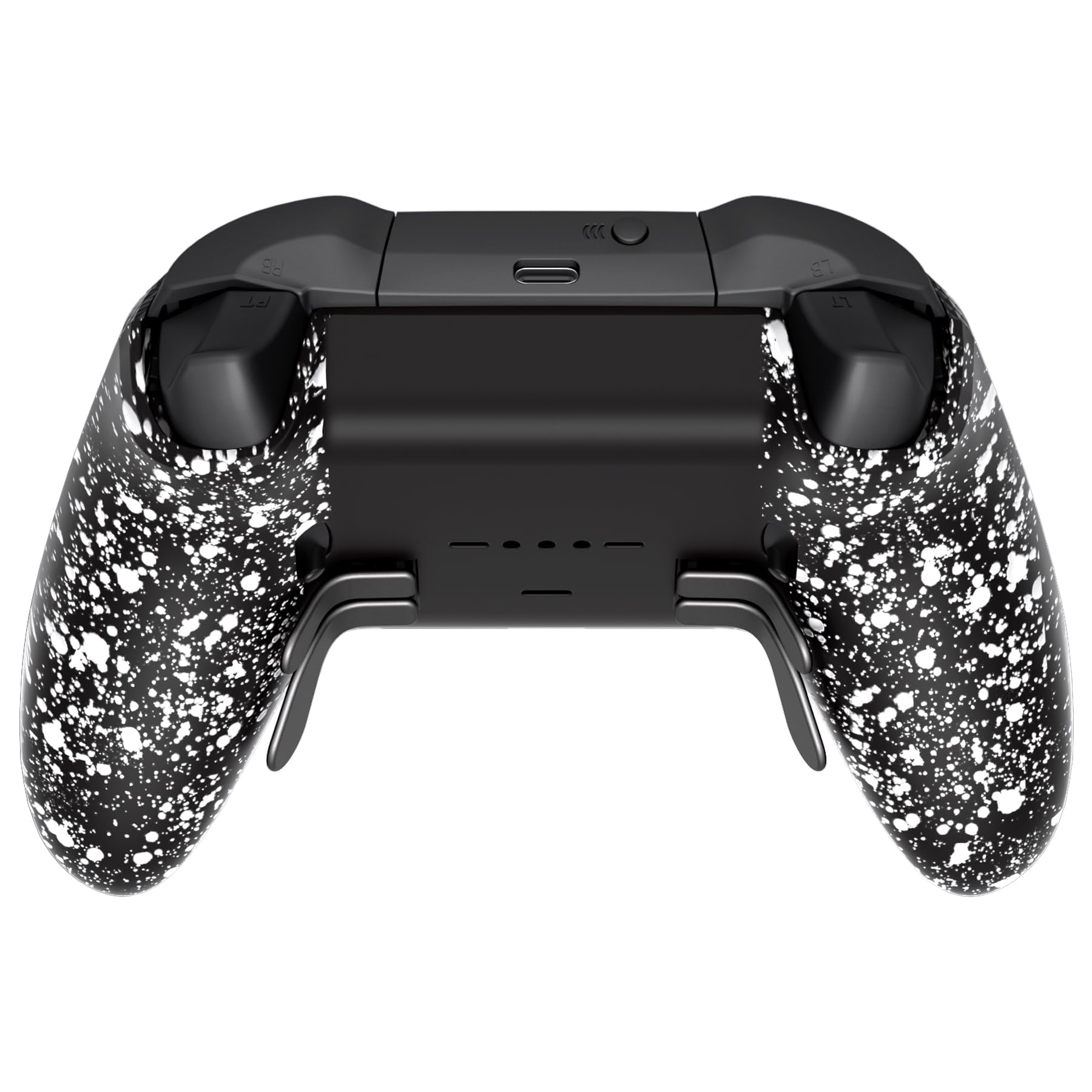 eXtremeRate Cover Posteriore Ricambio per Xbox Elite Series 2 Controller,Custodia Copertura Scocca Trigger Stop per Xbox Elite Series 2 Core Wireless Controller Model 1797-Bianco Antiscivolo