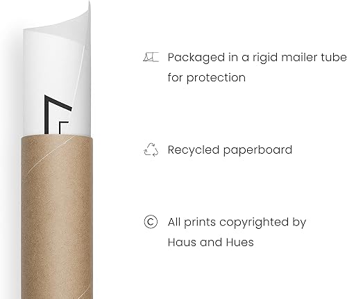 Miniatura 189 de HAUS AND HUES Decoración Divertida de Baño – Arte de Pared de Barba y Mullet, Letrero Humorístico de Baño, Impresión de Pared Divertida para Baño o