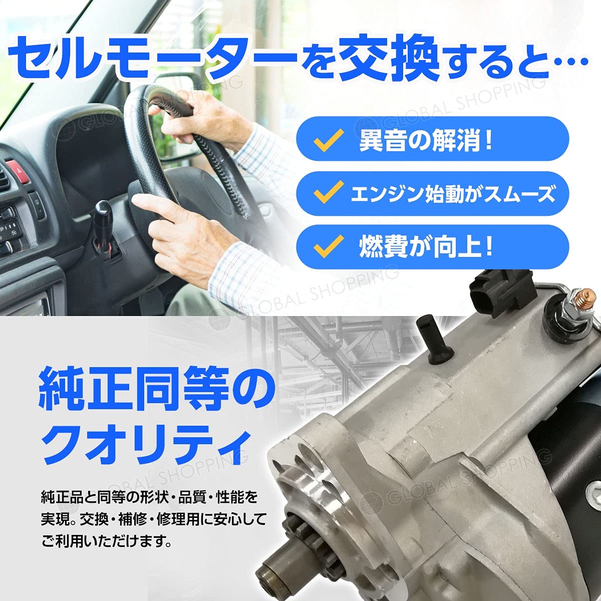 Amazon | スターターモーター セルモーター トヨタ