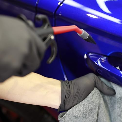 Miniatura 6 de SGCB Pistola de soplado de presión de aire profesional, boquilla de aire de alta potencia de 230 PSI máximo, pistola de soplado, ángulo de disparo