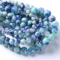 Vista 28 de 60 cuentas redondas sueltas de ágata negra natural mate de 0.236 pulgadas para fabricación de joyas, bricolaje y pulseras, piedra curativa de Ágata