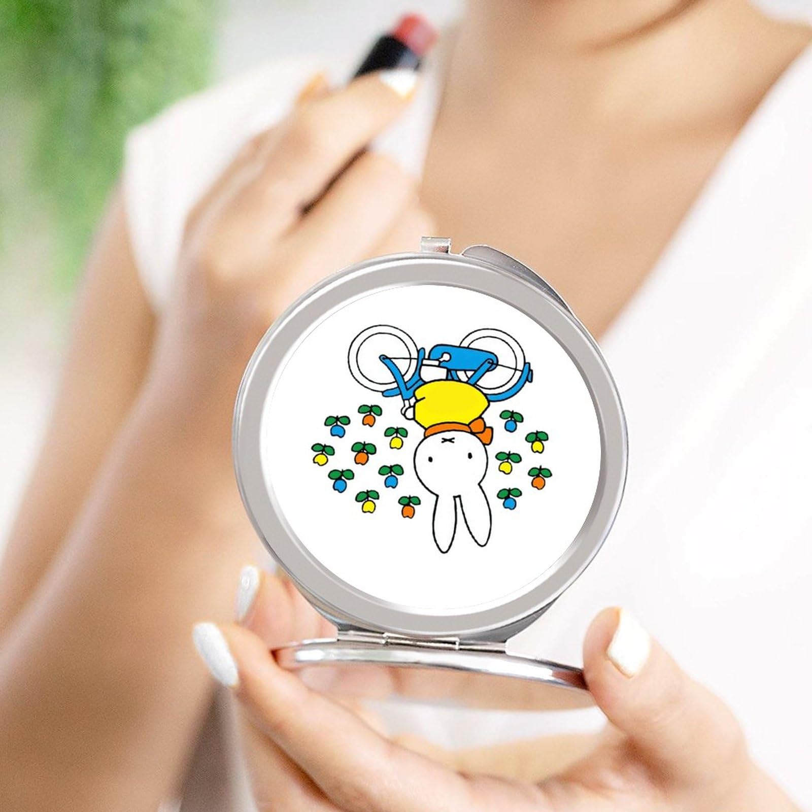 Amazon.co.jp: 化粧鏡 ミッフィー コンパクトミラー 手鏡 両面鏡