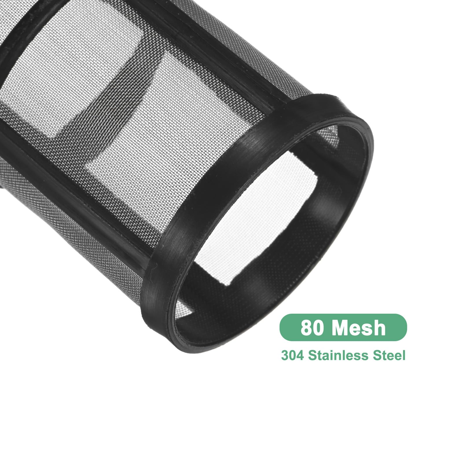 M METERXITY 2-Pack 80 Mesh Stainless Steel Filter Screen - Image 4